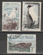 TAAF N° 13A, 13B, 14 - Used Stamps