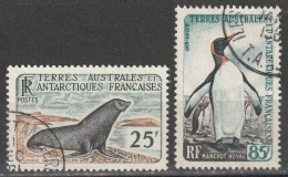 TAAF N° 16, 17 - Used Stamps