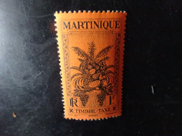 MARTINIQUE  TAXE N° 20  NEUF* - Unused Stamps