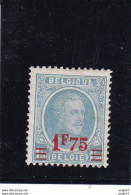 Belgien Belgium 1927 Mi 226 A (?) B (?) Met Plakker - Unused Stamps