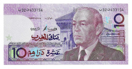 (Billets). Maroc. Morocco. 10 Dirhams ND 1987 (3). N°32 433154. P 63b. Sign. 11. UNC - Marokko