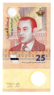 (Billets). Maroc. Morocco. 25 Dirhams 1433 2012 Polymer. N°12 088632. P 73. Sign. UNC - Marokko