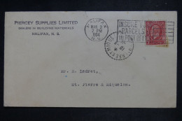 CANADA - Lettre Commerciale > St Pierre Et Miquelon France - Pas Courant - 1934 - M 1800 - Covers & Documents