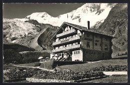 AK Saas-Fee, Hotel-Pension Saaserhof Gegen Alphubel  - Saas-Fee