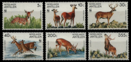 Niederländische Antillen 1992 - Mi-Nr. 739-744 ** - MNH - Wildtiere - Curazao, Antillas Holandesas, Aruba