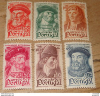 PORTUGAL : 1945 Portuguese Navigators From The 15th And 16th Century , Neufs Sans Charniere**............ CL1-4-10 - Unused Stamps