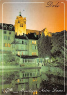 DOLE Le Clocher De La Basilique Notre Dame Dominant La Ville Et Le Canal Des Tanneurs 2(scan Recto-verso) MA1200 - Dole