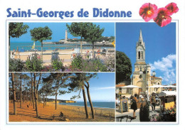 SAINT GEORGES DE DIDONNE La Grande Plage La Pointe De Suzac Et L Eglise 20(scan Recto-verso) MA1242 - Saint-Georges-de-Didonne