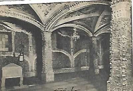 Portugal & Marcofilia, Évora,  House Of Bones In The Church Of S. Francisco, Ed. Papelaria Nazareth, Lisboa 1917 (18) - Altri & Non Classificati