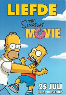 Cinema - Affiche De Film - Les Simpsons - Le Film - Dessin Animé - Carte Neuve - CPM - Voir Scans Recto-Verso - Posters On Cards