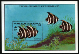 Turks- & Caicos 1990 - Mi-Nr. Block 87 ** - MNH - Fische / Fish - Turks And Caicos