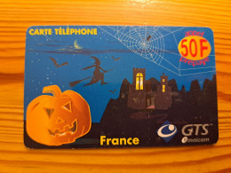 Prepaid Phonecard France, GTS Omnicom - Halloween - Prepaid: Mobicartes