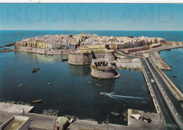 CARTOLINA  D2 GALLIPOLI,LECCE,PUGLIA-PANORAMICA PONTE-CITTA VECCHIA-MARE,SOLE,VACANZA,BELLA ITALIA,VIAGGIATA 1985 - Lecce