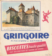 LOT 9 BUVARDS GRINGOIRE . THEME CHATEAU DE FRANCE . TOUS DIFFERENTS . SCANS - Zwieback