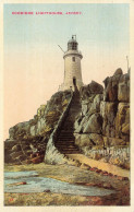 ROYAUME UNI - Jersey - Corbiere Lighthouse - Escalier Menant Au Tour - Colorisé - Carte Postale Ancienne - La Corbiere