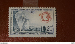 TAAF, Terres Australes, 1963 International Year Of The Quiet Sun, Neuf Avec Charniere , Mint*............... CL1-5-3a - Nuevos