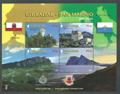 Gibraltar Hojas Yvert 93 ** Mnh Castillos - Gibraltar