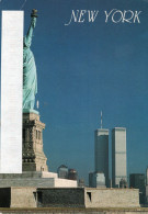 - NEW YORK. - The Statue Of Liberty With Lower Manhattan  - Scan Verso - - Manhattan