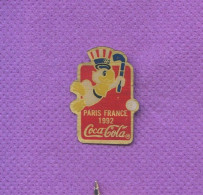 Rare Pins Coca Cola Paris France 1992 Hockey E638 - Coca-Cola