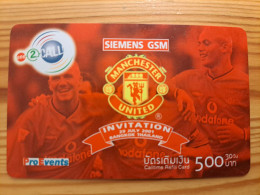 Prepaid Phonecard Thailand - Football, Manchester United - Thailand