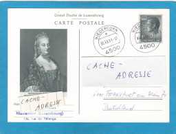 ENTIER POSTAL DE NIEDERCORN POUR FRANKFORT/MAIN, 1981. - Stamped Stationery