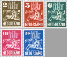 1950 Kerken NVPH 556-560 Ongestempeld MH * - Unused Stamps