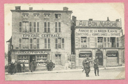 55 - MONTMEDY - Feldbuchhandlung - " Au Bon Marché " - Maison KAHN - Confection - Judaica - Feldpost - Guerre 14/18 - Montmedy