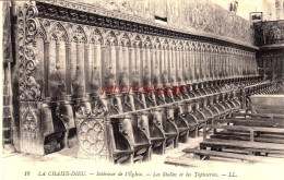 CPA LA CHAISE DIEU - INTERIEUR DE L'EGLISE - La Chaise Dieu