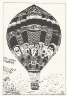 Dessin D'une MONTGOLFIERE 1986  250 Ex - Globos