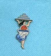 Rare Pins Boisson Orangina Femme Fille E689 - Dranken