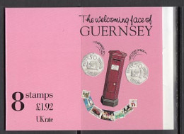 Guernsey - Correo 1995 Yvert 671 Carnet ** Mnh Fauna Y Frutos - Guernesey