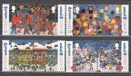 Guernsey - Correo 1995 Yvert 692/99 ** Mnh Navidad - Guernesey