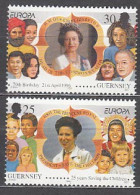 Guernsey - Correo 1996 Yvert 701/2 ** Mnh Mujeres Célebres - Guernesey