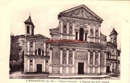 CPA L'ESCARENE - PLACE CARNOT - L'Escarène