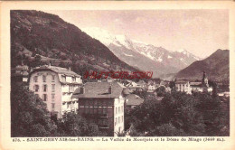 CPA SAINT GERVAIS LES BAINS - LA VALLEE DE MONTJOIE - Saint-Gervais-les-Bains