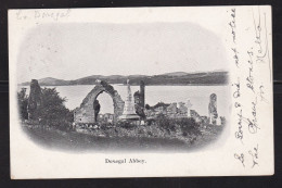 Ireland - Donegal Abbey Posted 1903 Portrush To Glasgow - Donegal