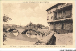 CAR-ABYP15-0913-31 - MONTESQUIEU-VOLVESTRE - Le Poont Sur L'arize - DerriÃ¨re Le Teint - Muret