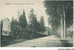 CAR-ABYP12-0719-11 - LIMOUX - Monument Aux Morts - Avenue D'alet - Limoux