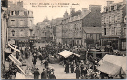 50 SAINT HILAIRE DU HARCOUET - Place Nationale Un Jour De Marche  - Saint Hilaire Du Harcouet