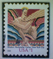 United States, Scott #3766, Used(o), 2003, Wisdom, $1.00, Multicolored - Usati