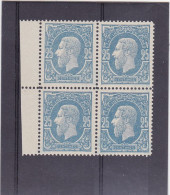 COB 3 Blok Van 4 Herdruk Vals-Bloc De 4 Réimpression Faux - Leopold II-Léopold II - MNH-postfris-neuf Sans Charnière - 1884-1894