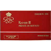 Monaco, Rainier III, Coffret 10 C. à 50 Frs., 1976, MDP, FDC, FDC - 1960-2001 Francos Nuevos