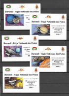 Burundi 2012 Space - Voyager 2 Satellite - 5 IMPERFORATE MS MNH - Nuevos