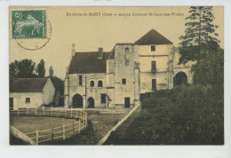 MOUY DE L'OISE (environs) - Ancien Couvent SAINT JEAN DES VIVIERS (belle Carte Toilée) - Otros & Sin Clasificación