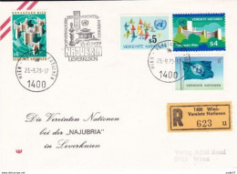 FDC - Vereinte Nationen Wien NAJUBRIA 23-09-1979 Special - FDC