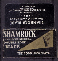 "SHAMROCK" Razor Blade Old Vintage WRAPPER - Cover Only (see Sales Conditions) - Razor Blades