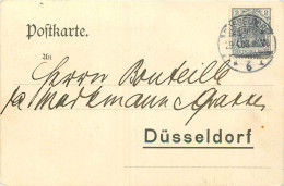 ALLEMAGNE - POFTKARTE-  DÜSSELDORF - 1903 Sur  2 Deutsches Reich - Storia Postale