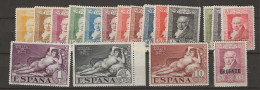 1930 MH Spain Mi 464-481 - Unused Stamps