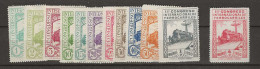 1930 MH Spain Mi 444-455 (top Value Missing) - Nuevos