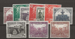 1931 MH Spain Mi 582-91 - Nuevos